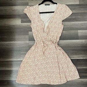 Brandy Melville Yellow Wrap Dress